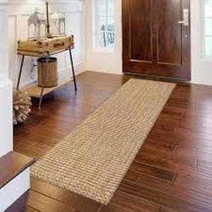 lot 35 image: Home Decorators Collection Raleigh Jute Boucle Natural 2 ft. x 7 ft. Runner Rug Customer Returns See Pictures