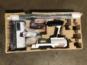 lot 29 image: Shark Detect Pro Bagless Cordless HEPA Portable Stick Vacuum Cleaner with QuadClean Multi-Surface Brushroll in Dark Grey Used Good  Customer Returns See Pictures