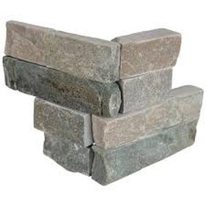 12 Boxes of MSI Sierra Blue Ledger Corner 6 in. x 6 in. Splitface Quartzite Wall Tile (2 sq. ft.  case)   Customer Returns See Pictures