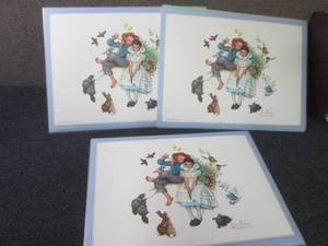 12-(3 Sets of 4) Norman Rockwell Pl...