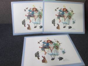 12-(3 Sets of 4) Norman Rockwell Pl...