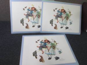 12-(3 Sets of 4) Norman Rockwell Pl...