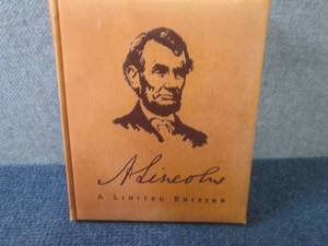 Limited Edition Abe Lincoln Book...
