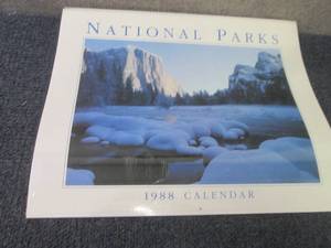 10 - 1988 National Parks Calendars-...