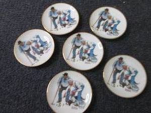 6- Mini Norman Rockwell Collector P...