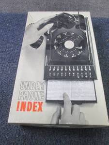 Vintage NIB Under Phone Index...