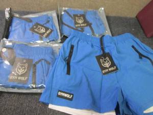 4 Small GymWolf Drawstring Shorts N...