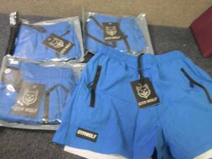 4 Small GymWolf Drawstring Shorts N...