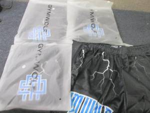4 pr GymWolf Medium Mens Shorts NW...