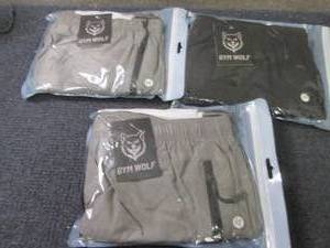 3 pr GymWolf Mens XXL Shorts NWT...