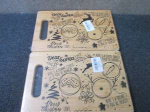 2 Holiday Gift Cutting Boards...