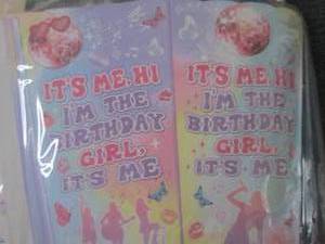 8 Birthday Popcorn Boxes...