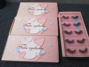 4- 10 pks False Eyelashes...