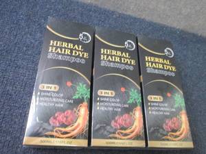 3- 500 ml Wine Red Herbal Hair Dye ...
