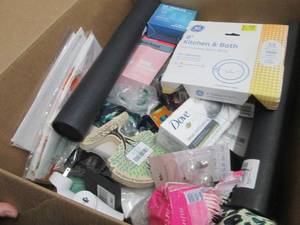 Box of Assorted Small Overstock Ite...