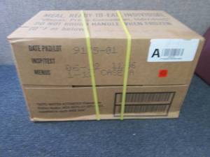 Sealed Case of 12 MREs Meal Ready ...
