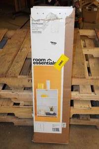 lot 30 image: Room Essentials 3-Shelf Book Case -White