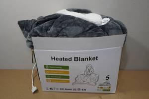 lot 42 image: Heated Blanket 84x90 -Gray