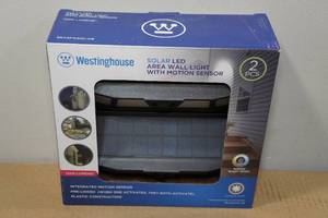 lot 43 image: Westinghouse Solar LED Area Wall Light with Motion Sensor 2-Pack