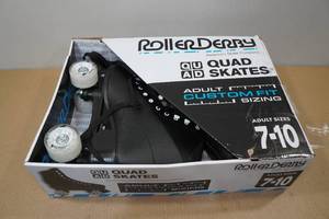 lot 116 image: Roller Derby Adult Custom Fit Quad Skates -Size 7-10