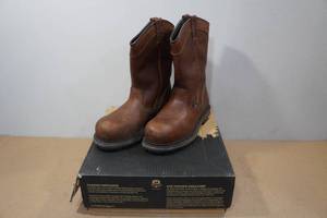 lot 131 image: Irish Setter Edgerton Mens 11 Pull-On Work Boots -Size 8