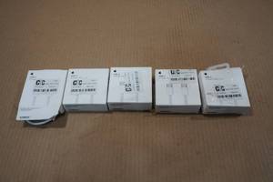lot 186 image: 5 Apple USB-C 1m Woven Charging Cords