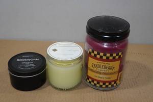 lot 206 image: 3 Candles -Bookworm, Hot Maple Toddy, Sorbet