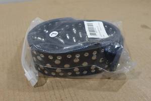 lot 290 image: Adjustable Wide Spiked Dog Collar -Large