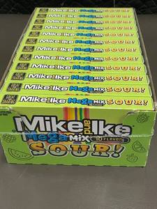 lot 154 image: CT 2 - Case of Mike and Ike Mega Mix Sour Candy - 12 Count
