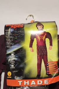 lot 38 image: Planet of the Apes Thade Costume for Kids - Size Large (Ages 8-10)