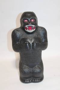 lot 53 image: Vintage Gorilla Coin Bank with Red Eyes - 13 Inch Height