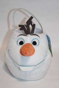 lot 58 image: Disney Frozen Olaf Plush Basket