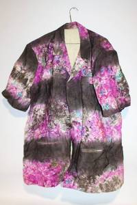 lot 78 image: Unique Tie-Dye Jacket with Pink and Purple Accents