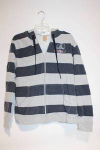 lot 84 image: Medium Boxercraft Hoodie with Stripes and Lake Minnetonka Design