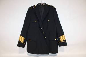 lot 90 image: Vintage American Craftsmen Naval Officers Jacket with Insignia