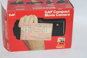 lot 107 image: GAF Compact 100A Super 8 Movie Camera with Accessories