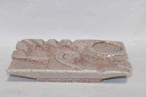 lot 108 image: Speckled Ceramic Ashtray with Unique Design