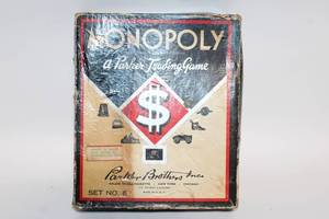 lot 126 image: Vintage Monopoly Game by Parker Brothers - Set No. 6