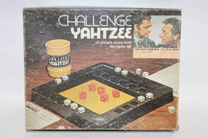 lot 132 image: Challenge Yahtzee Board Game with Dice and Accessories