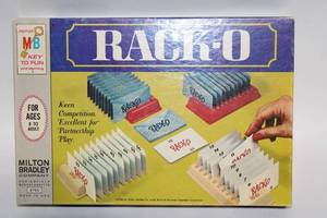 lot 135 image: Vintage Rack-O Card Game by Milton Bradley