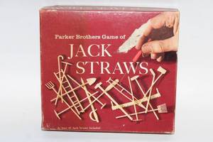 lot 139 image: Vintage Parker Brothers Jack Straws Game