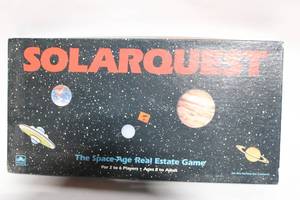 lot 141 image: SolarQuest Space-Age Real Estate Board Game