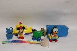 lot 143 image: Collection of Vintage Childrens Toys including Disney Figurines and More