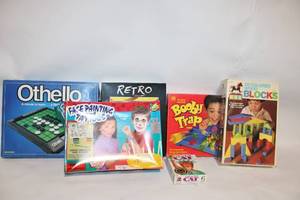 lot 161 image: Collection of 6 Retro and Classic Board and Card Games