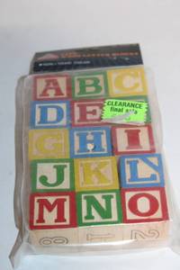 lot 165 image: Cobra 15 Piece Wood Letter Blocks Alphabet Set