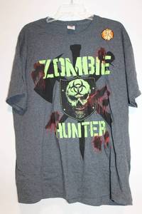 lot 198 image: Fruit of the Loom XL Zombie Hunter Glow-in-the-Dark T-Shirt