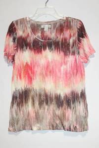 lot 200 image: Christopher & Banks Womens Size M Tie-Dye Short Sleeve Top