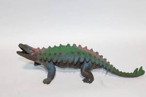 lot 217 image: Colorful Spiked Dinosaur Toy Figure