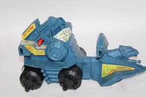lot 221 image: Vintage Blue Toy Vehicle with Futuristic Design