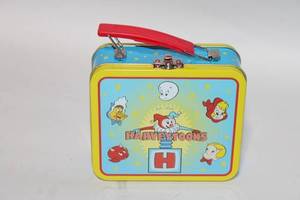 lot 257 image: Harveytoons Tin Lunch Box with Colorful Cartoon Characters